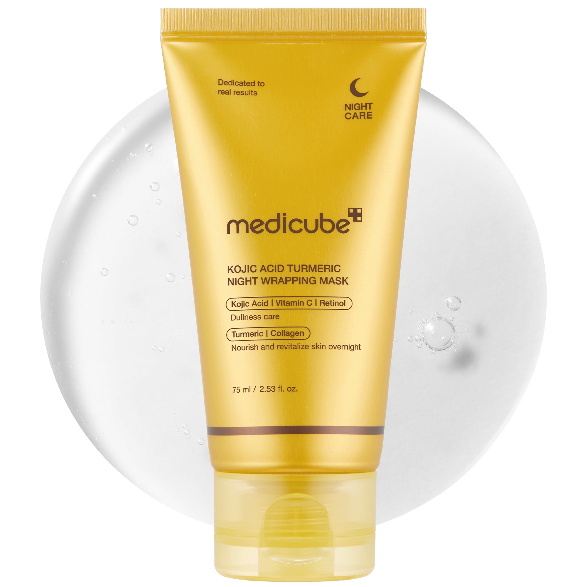 Masque Nuit Curcuma Kojique Réduit Acné & Taches Brunes