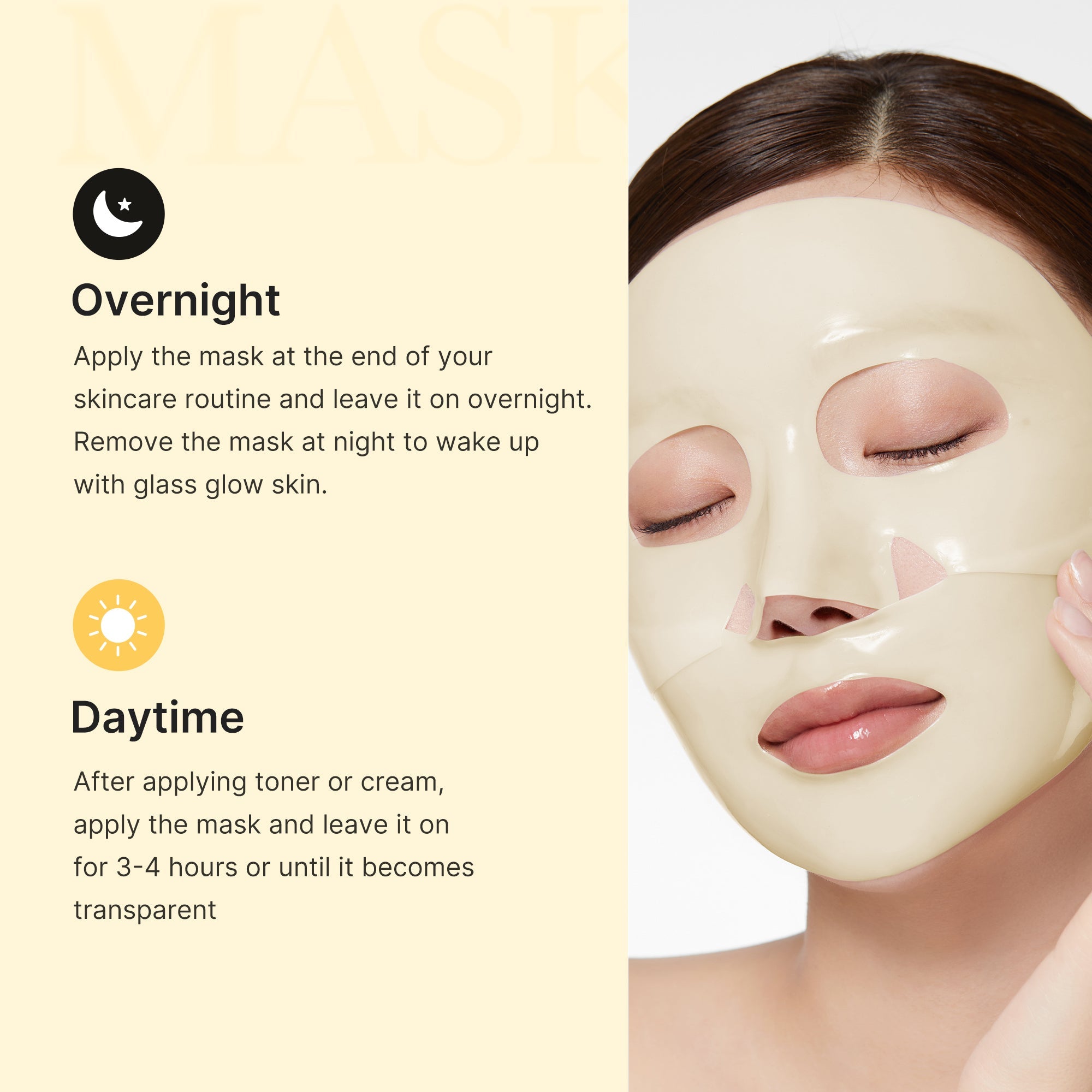 Masque Gelée Or Curcuma & Kojic — Teint Éclatant & Unifié