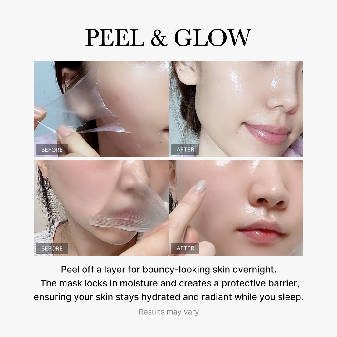 Mask Wrapping Nuit Collagène — Glow viral au réveil