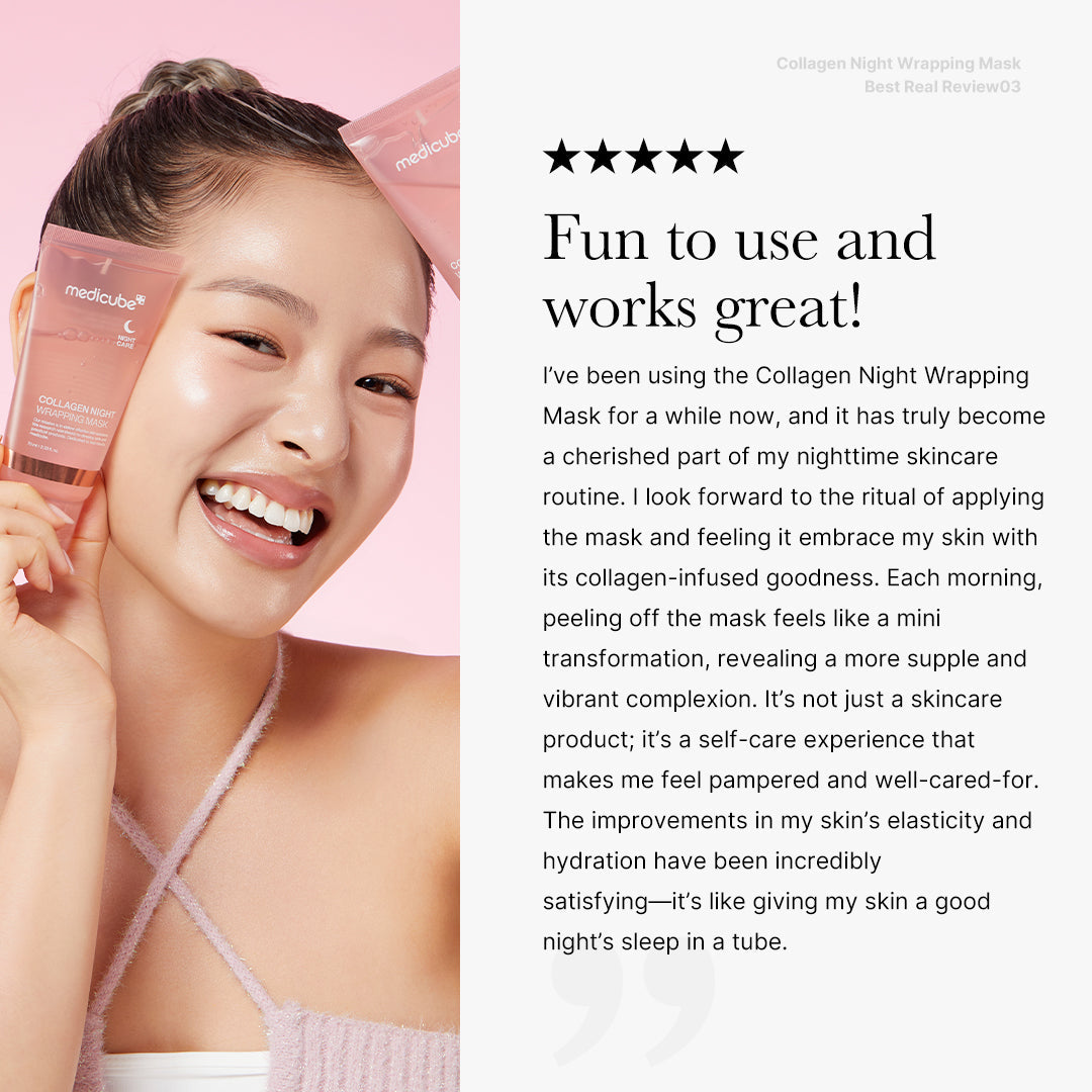 Mask Wrapping Nuit Collagène — Glow viral au réveil