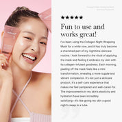 Mask Wrapping Nuit Collagène — Glow viral au réveil
