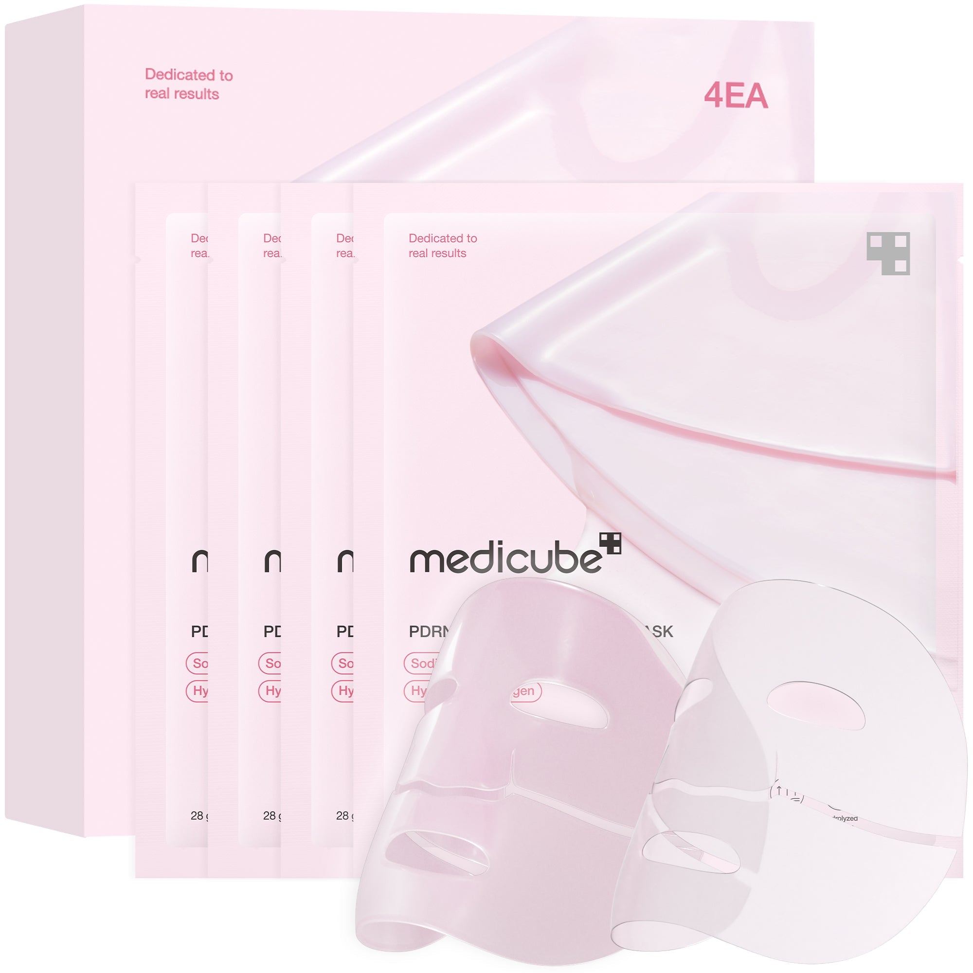 Masque Gelée Rose au Collagène & PDRN — Réparation & Glow Instantané