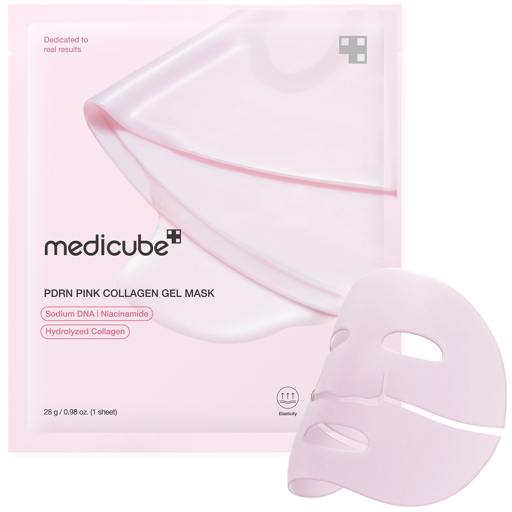 Masque Gelée Rose au Collagène & PDRN — Réparation & Glow Instantané