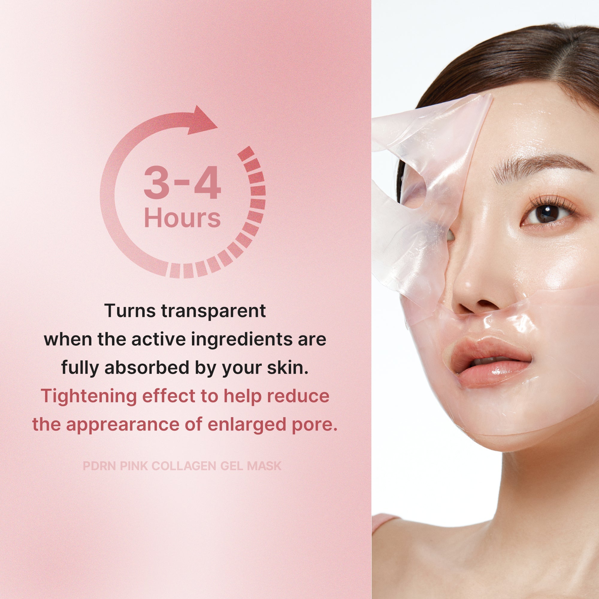Masque Gelée Rose au Collagène & PDRN — Réparation & Glow Instantané
