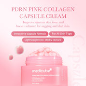 PDRN Pink Collagen Capsule Cream Peau Repulpée Et Lissée