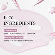 Masque Gelée Rose au Collagène & PDRN — Réparation & Glow Instantané