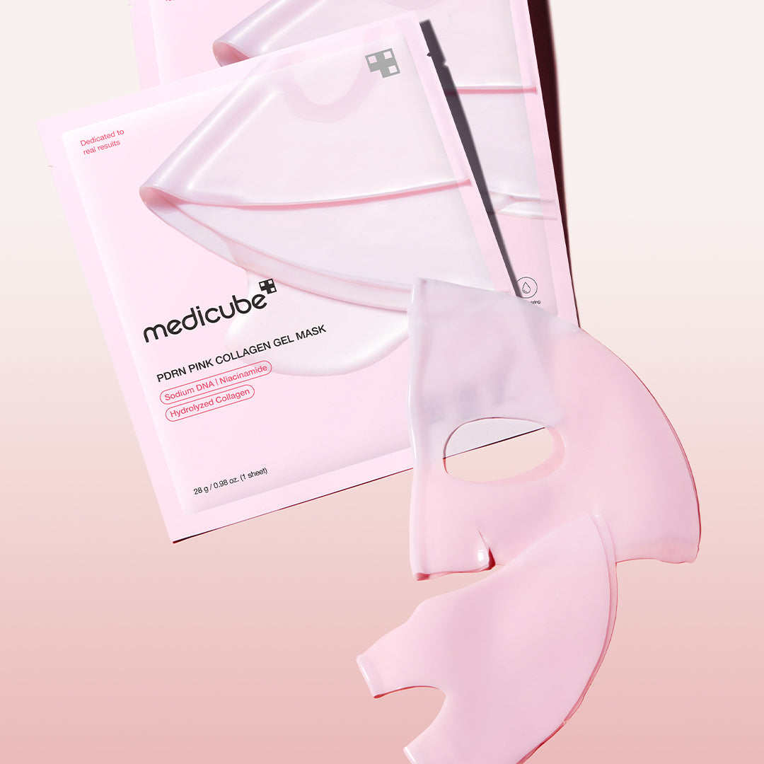Masque Gelée Rose au Collagène & PDRN — Réparation & Glow Instantané