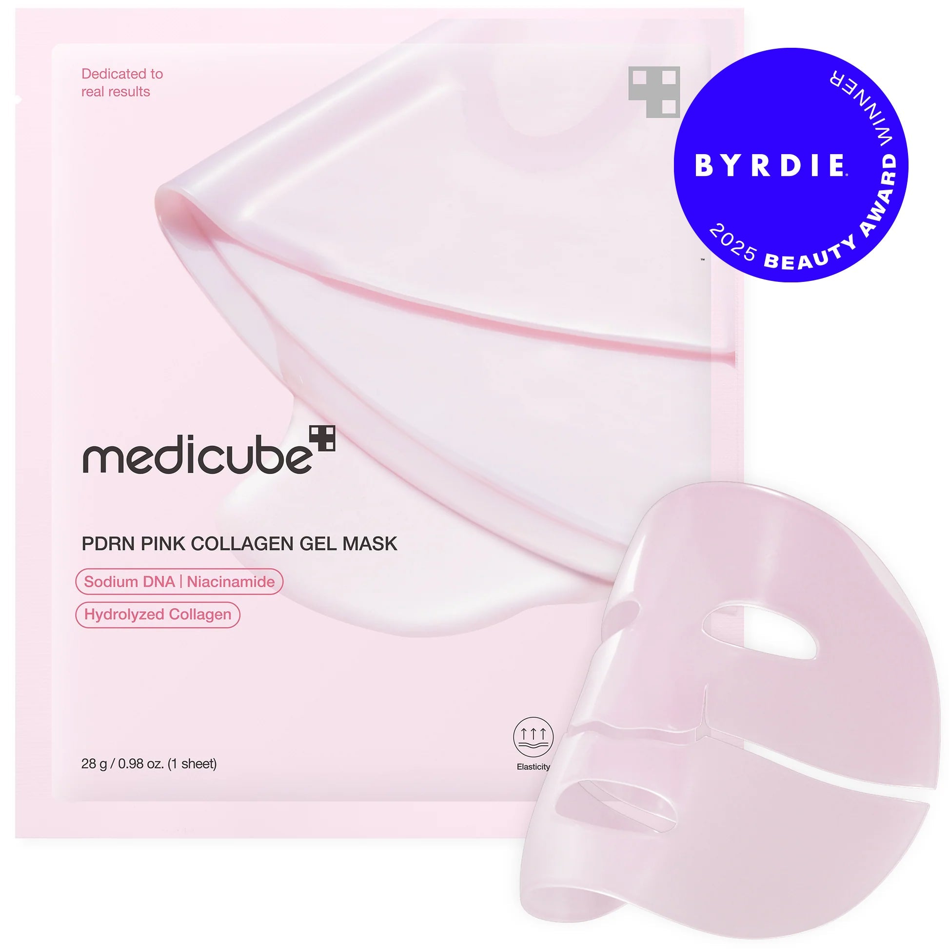 Masque Gelée Rose au Collagène & PDRN — Réparation & Glow Instantané